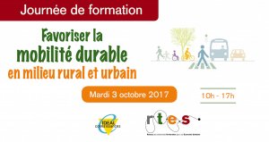 Intervention de DROMOLIB à la prochaine formation du RTES « Mobilité durable en milieu rural et urbain »