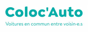 logo coloc'auto des voitures en commun entre voisins