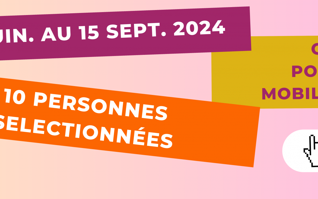 Défi mobilité – édition 2024 – à vos inscriptions !