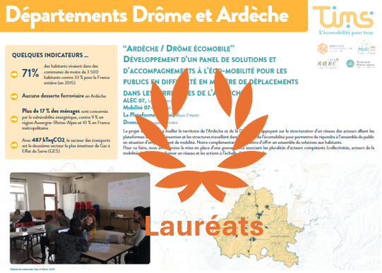 Nous sommes lauréats du Programme TIMS en Drôme !