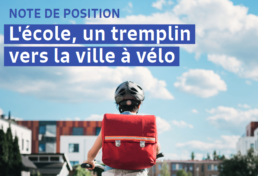 L&rsquo;école, un tremplin vers la ville à vélo