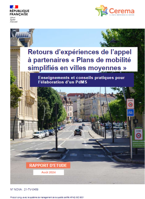Elaborer un plan de mobilité simplifié (PDMS) en villes moyennes
