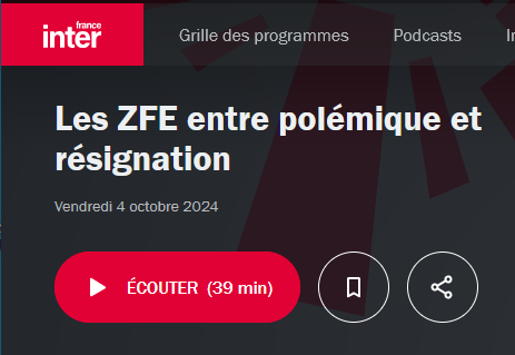 Les ZFE entre polémique et résignation