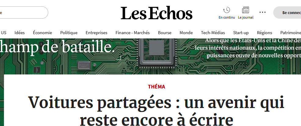 Théma Voitures partagées : un avenir qui reste encore à écrire