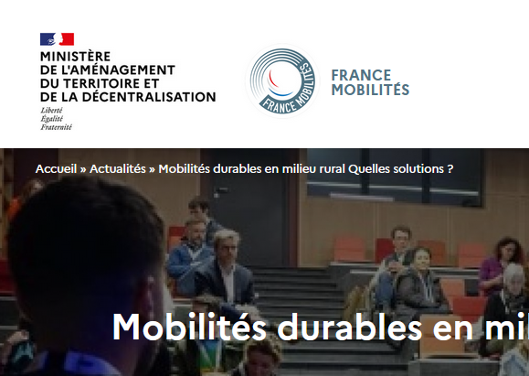 Mobilités durables en milieu rural Quelles solutions ?