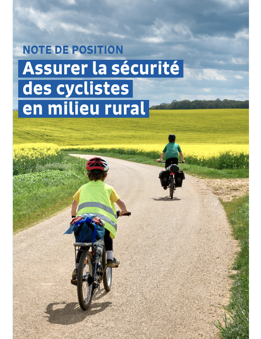 Assurer la sécurité des cyclistes en milieu rural