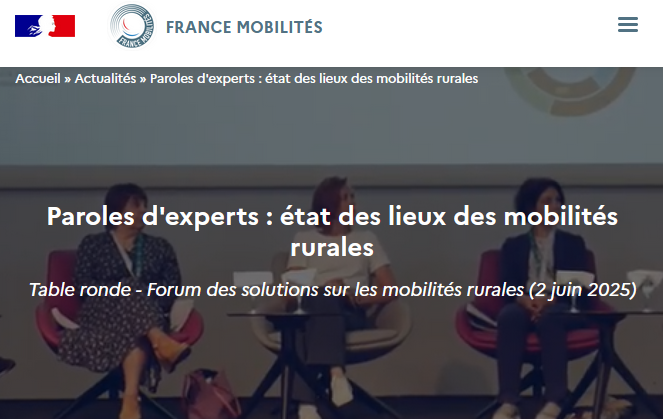 Paroles d&rsquo;experts : état des lieux des mobilités rurales