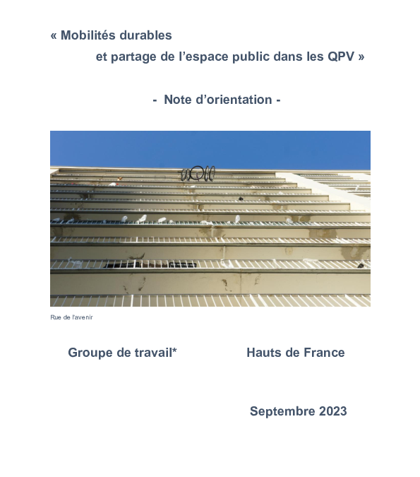 Mobilités durables et partage de l&rsquo;espace public